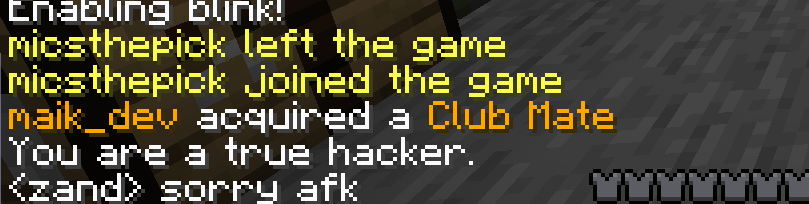 Club Mate message Club Mate message